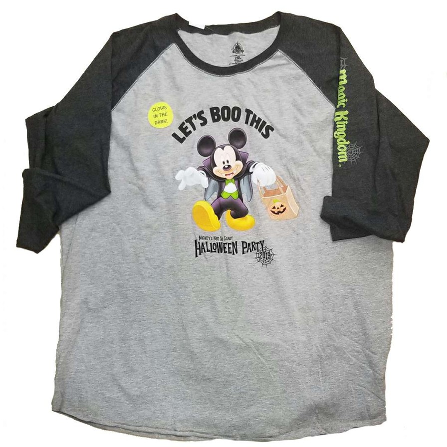 Apparel * | Disney Adult Shirt Mickey Mouse Let'S Boo This Mnsshp 2019 Best Price