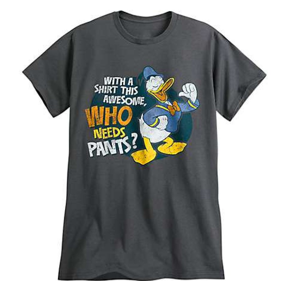 Apparel * | Disney Adult Shirt Donald Duck Tee "With A Shirt This Awesome" New In