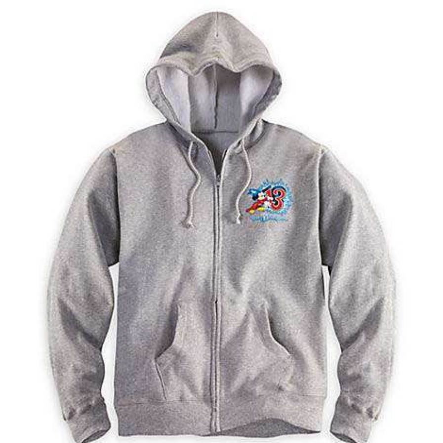 Apparel * | Disney Adult Hoodie 2013 Walt Disney World Sorcerer Mickey Mouse Good Quality