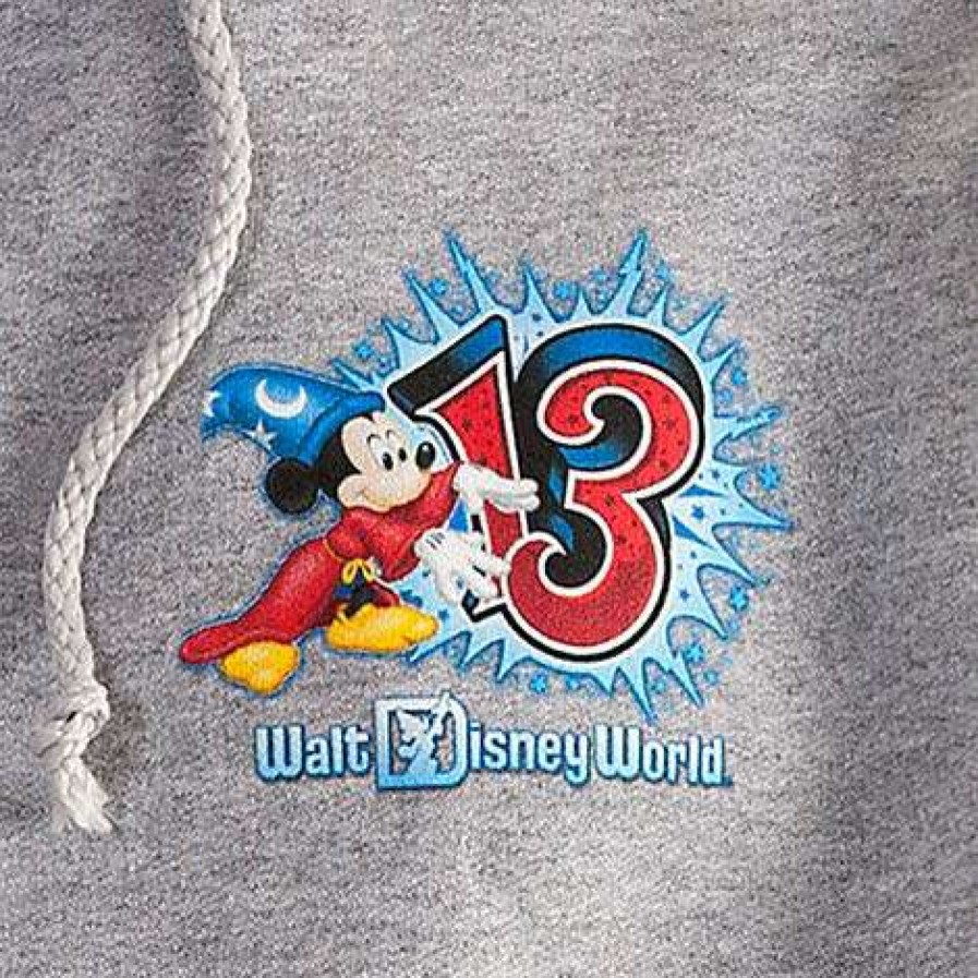 Apparel * | Disney Adult Hoodie 2013 Walt Disney World Sorcerer Mickey Mouse Good Quality