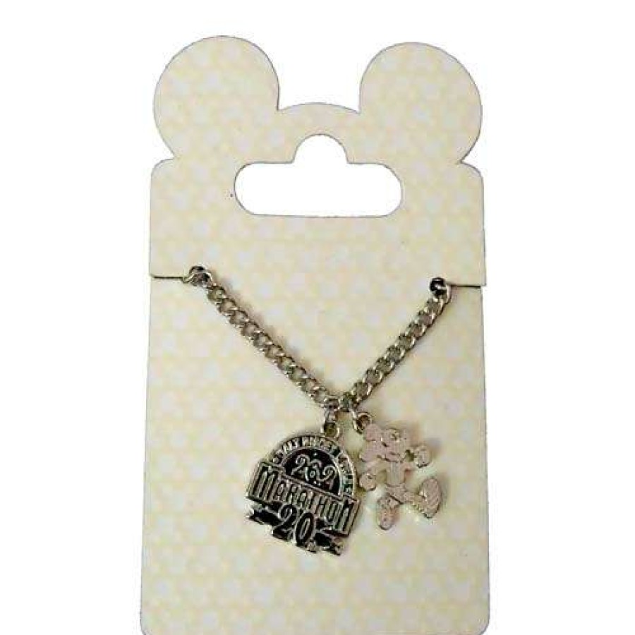 Apparel * | Disney Necklace Rundisney Marathon 26.2 Mickey Mouse Online