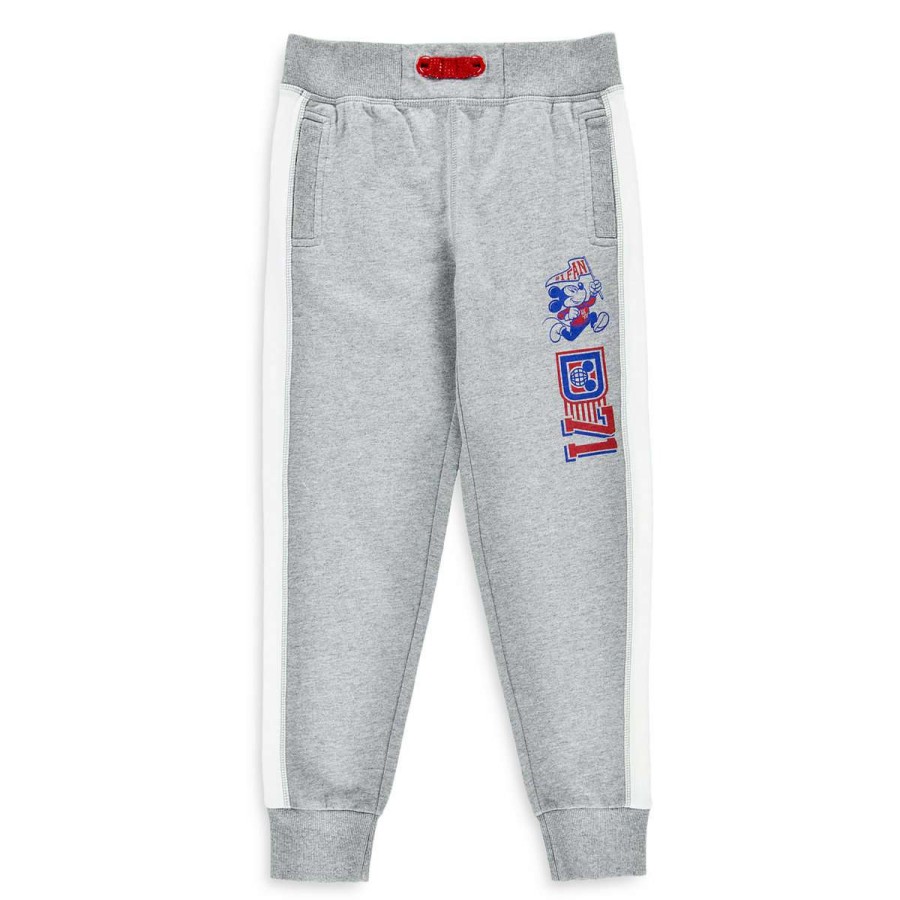 Apparel * | Disney Girls Sweatpants Disney World 71 Grey 100% Guarantee