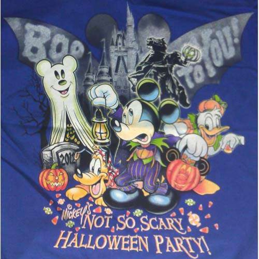 Apparel * | Disney Child Shirt 2012 Purple Mickey'S Not So Scary Halloween Party Premium