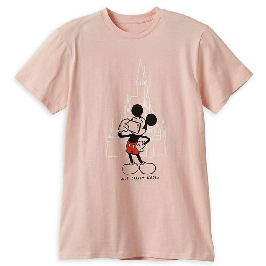 Apparel * | Disney Mens Shirt Mickey Mouse Selfie Walt Disney World Fashionable