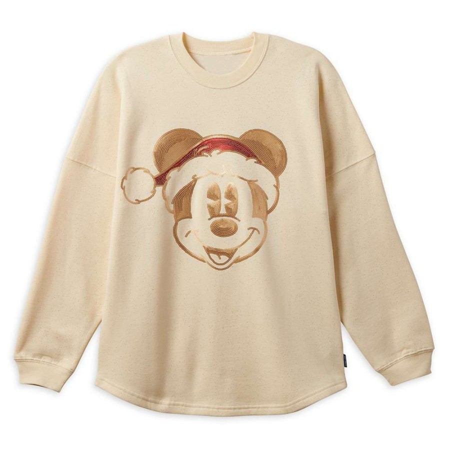 Apparel * | Disney Adult Spirit Jersey 2022 Holiday Mickey Sequined Quick Delivery