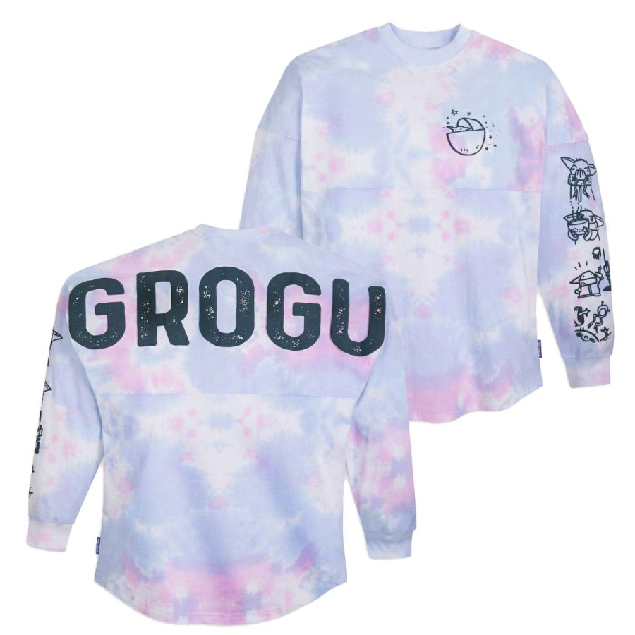 Apparel * | Disney Adult Spirit Jersey Star Wars: The Mandalorian Grogu Tie-Dye Shop New