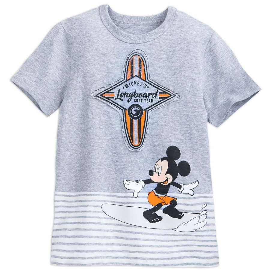 Apparel * | Disney Boys Shirt Surfer Mickey Mouse 100% Guarantee