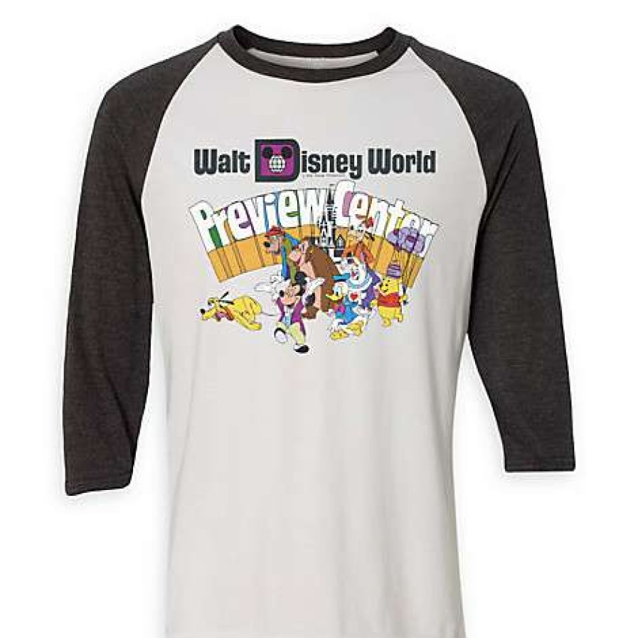 Apparel * | Disney Adult Shirt Disney World Preview Center Raglan Tee 100% Guarantee