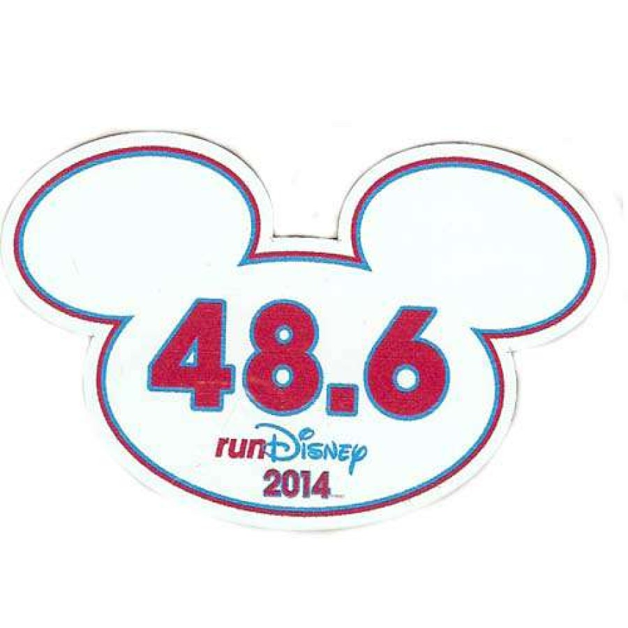 Apparel * | Disney Mini Ears Magnet Wdw Marathon 48.6 Rundisney 2014 Discount Store