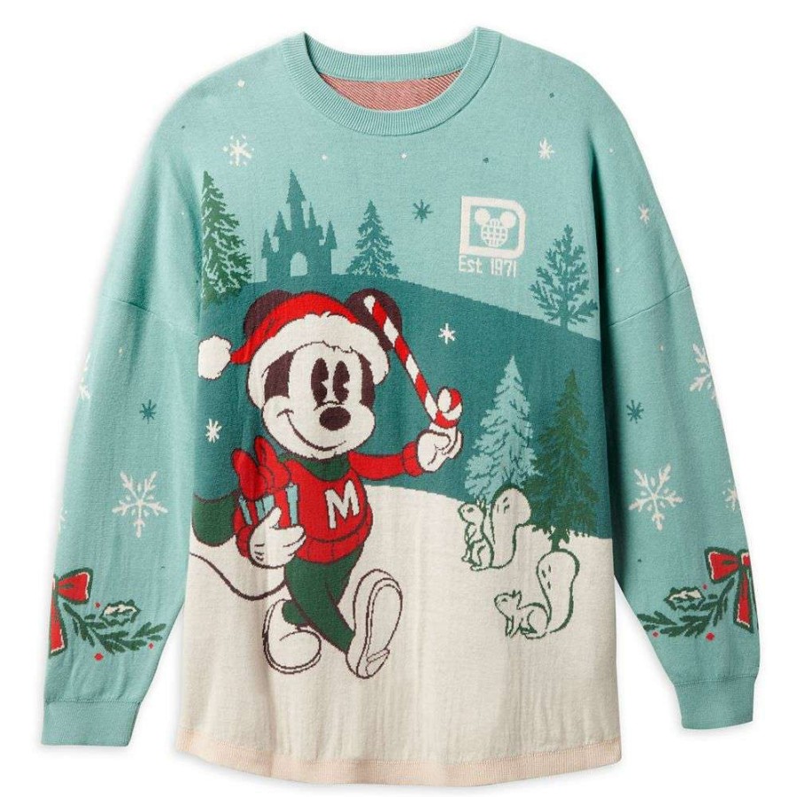 Apparel * | Disney Adult Spirit Jersey Holiday Mickey Walt Disney World Sells Cheap