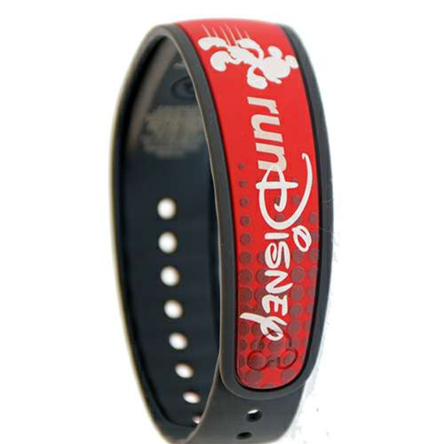 Apparel * | Disney Magicband Bracelet Rundisney Official Logo Limited Release Red Premium