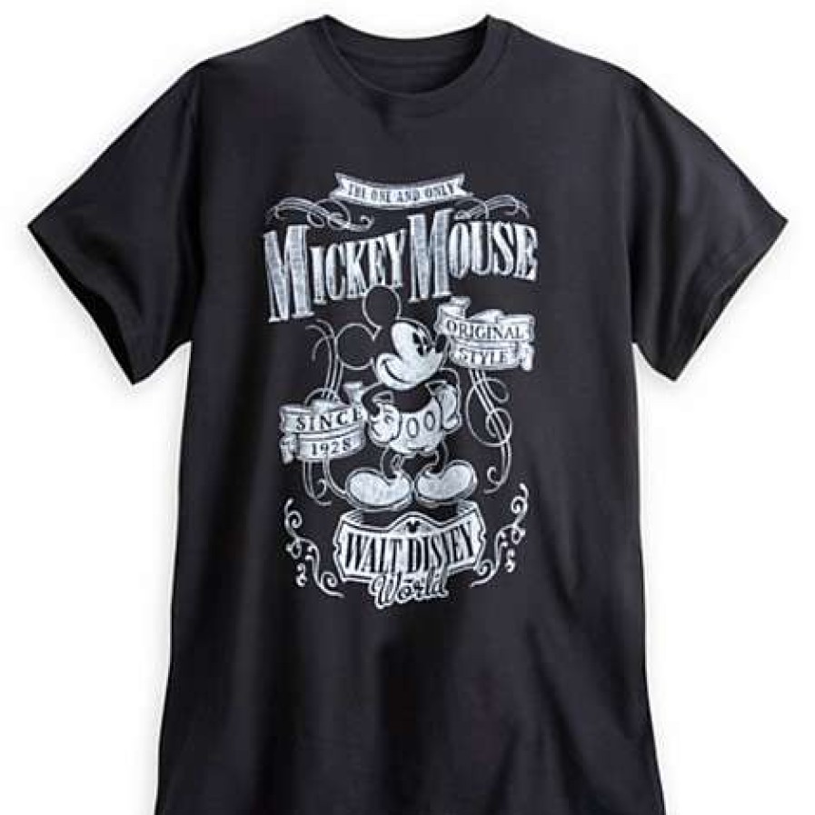 Apparel * | Disney Adult Shirt Mickey Mouse Chalkboard Tee Best Guaranteed