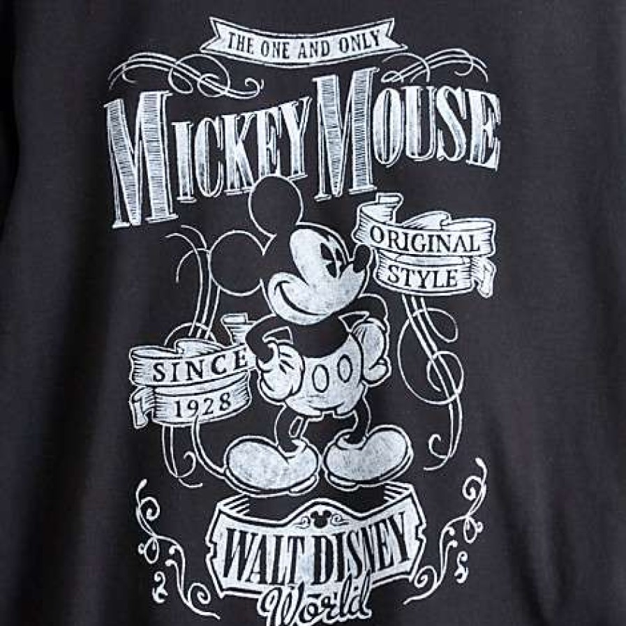 Apparel * | Disney Adult Shirt Mickey Mouse Chalkboard Tee Best Guaranteed