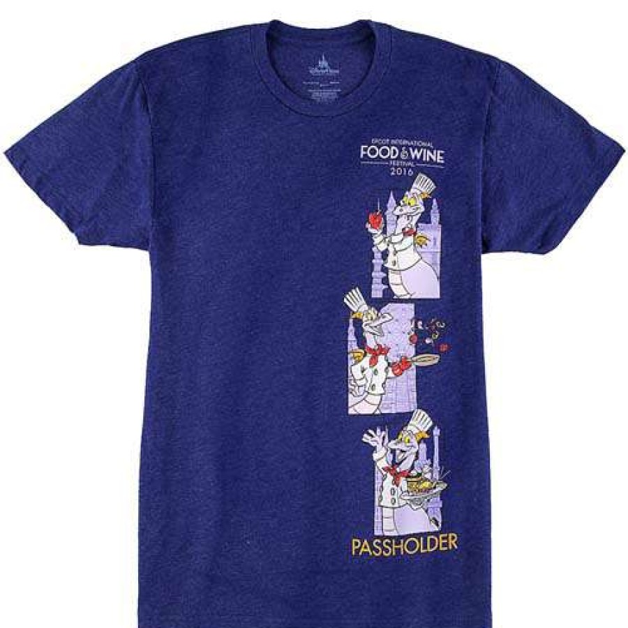 Apparel * | Disney Adult Shirt Epcot Food & Wine 2016 Chef Figment Passholder Online Discount