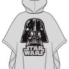 Apparel * | Disney Rain Poncho Youth Star Wars Darth Vader Bestsellers