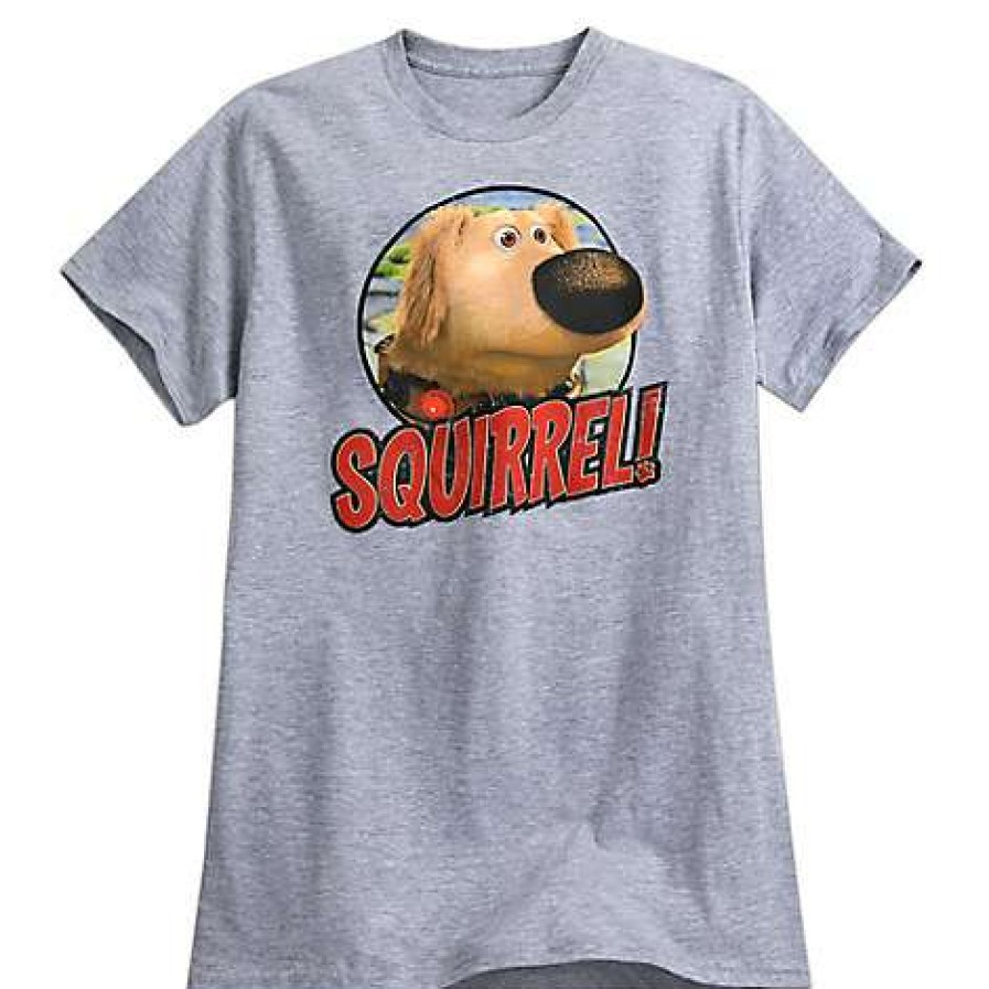 Apparel * | Disney Adult Shirt Disney-Pixar Up Dug Tee "Squirrel!" Bestsellers