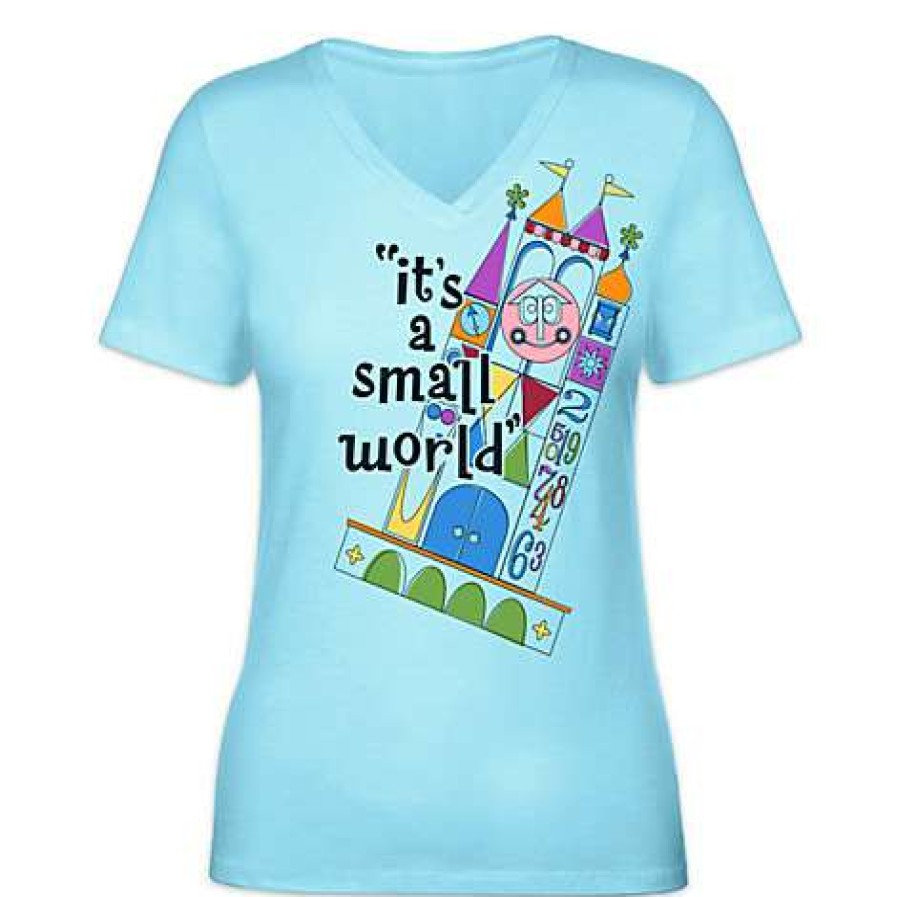 Apparel * | Disney Ladies Shirt "It'S A Small World" Anniversary Tee For Women Shop New