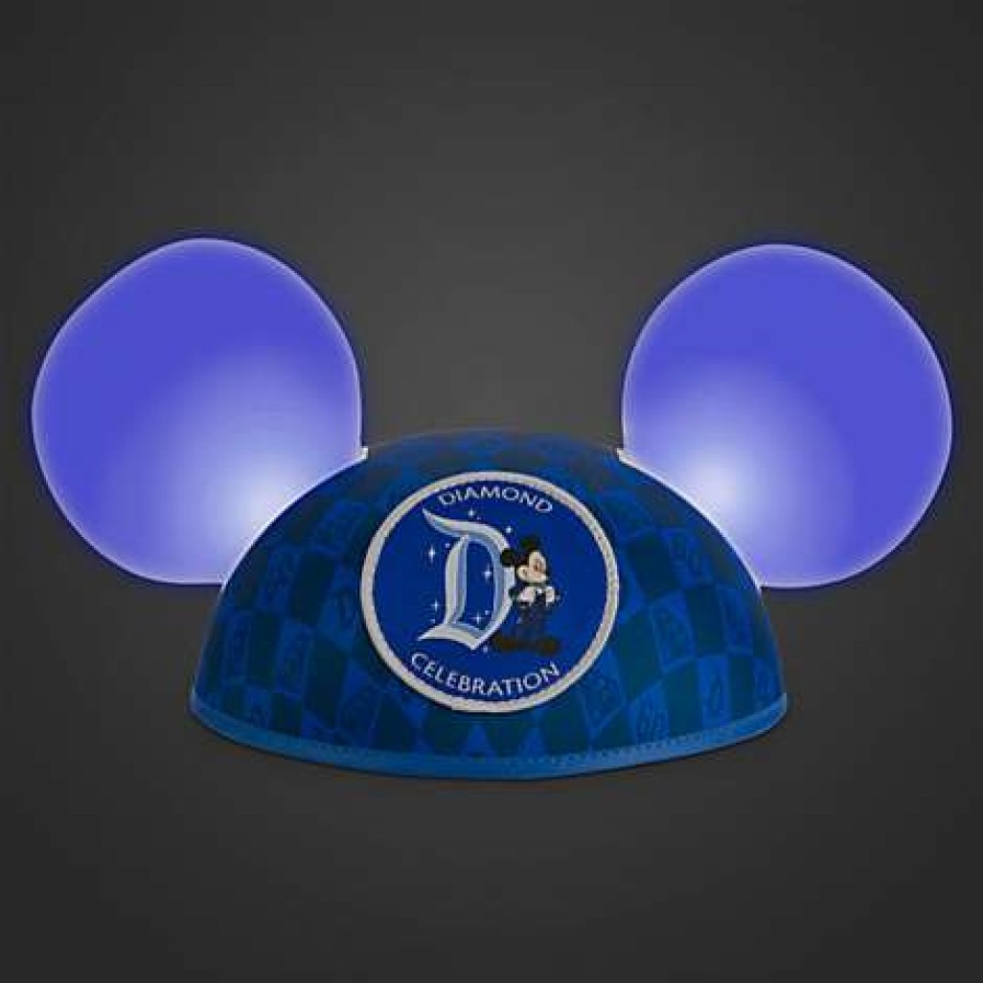 Apparel * | Disney Youth Hat Disneyland Diamond Celebration With Magic Ears Free Delivery