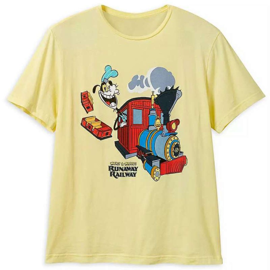 Apparel * | Disney Adult Shirt Goofy Mickey & Minnie'S Runaway Railway Best Price