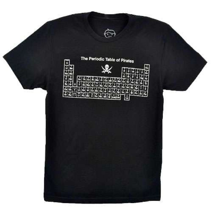 Apparel * | Disney Adult Shirt Periodic Table Of Pirates Tee New