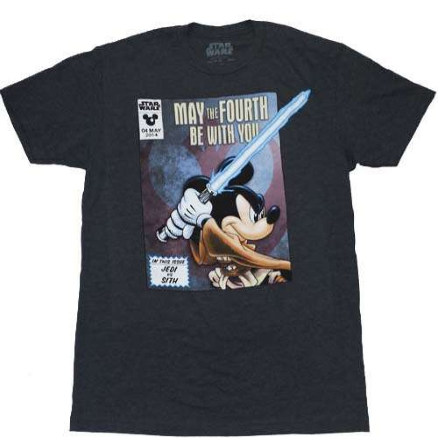 Apparel * | Disney Adult Shirt Star Wars May The 4Th Be With You ! Premium