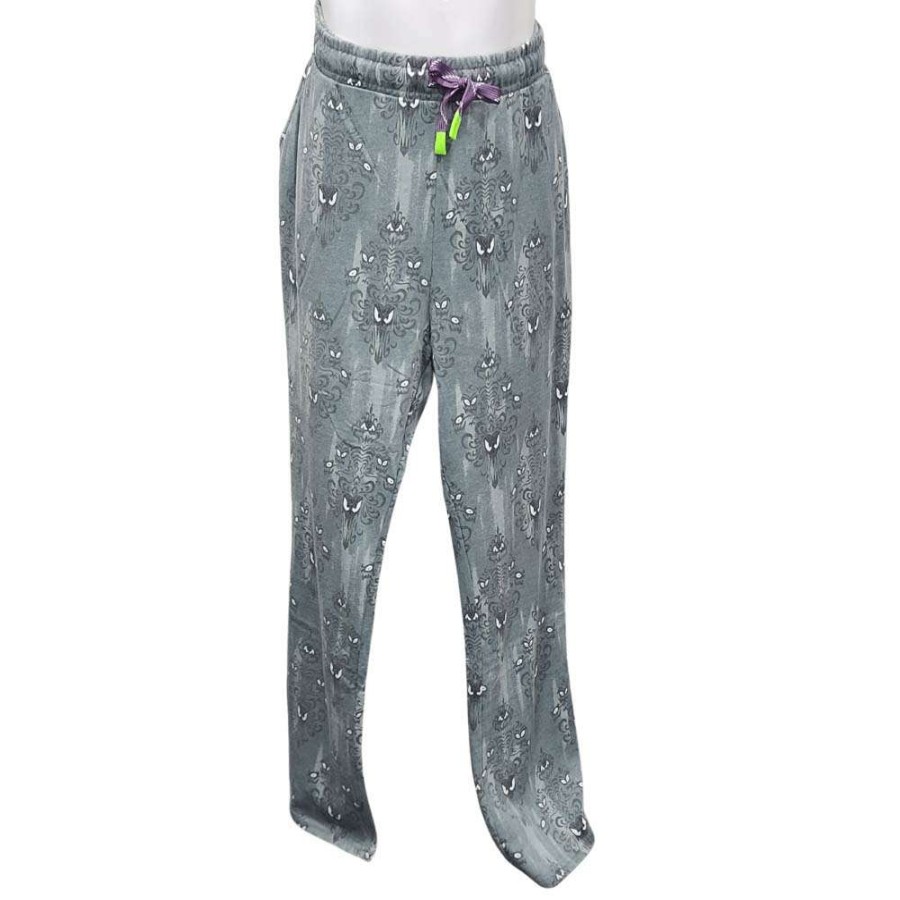 Apparel * | Disney Lounge Pant Haunted Mansion Wallpaper Limited Edition