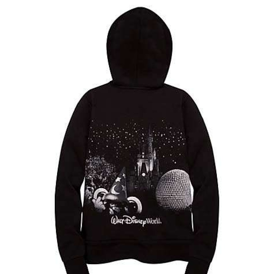 Apparel * | Disney Womens Jacket Glitter Park Icons Hoodie Sorcerer Hat Online Discount