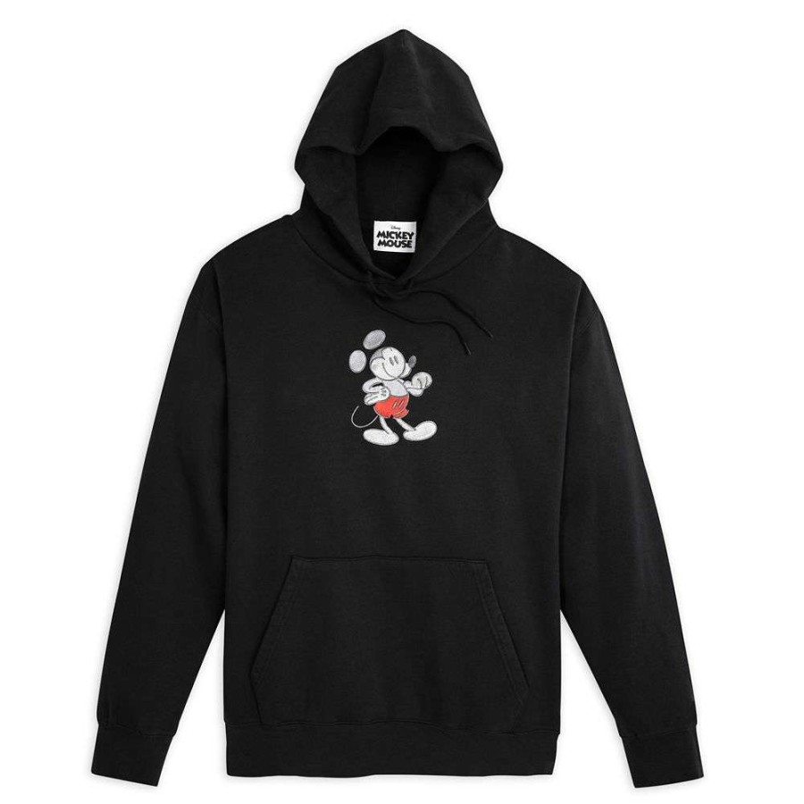 Apparel * | Disney Hoodie Mickey Mouse Genuine Mousewear Black Best Price