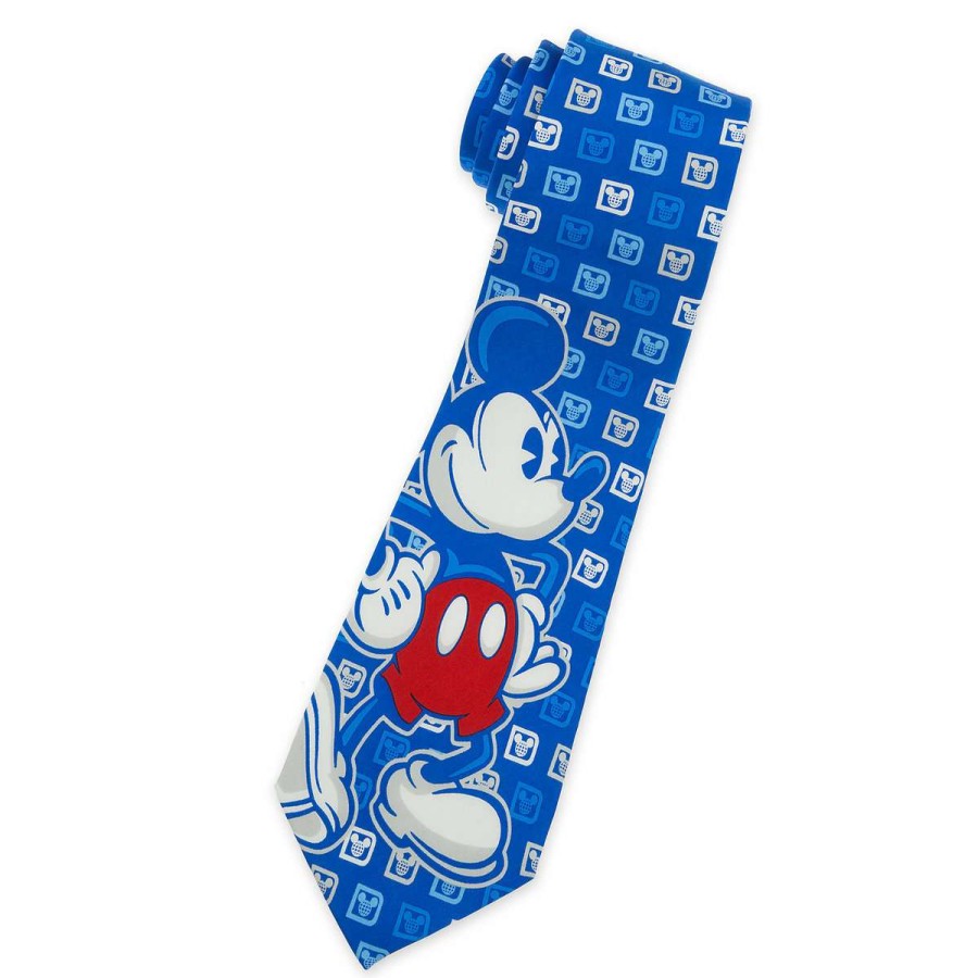 Apparel * | Disney Silk Tie Mickey Mouse Walt Disney World Excellent