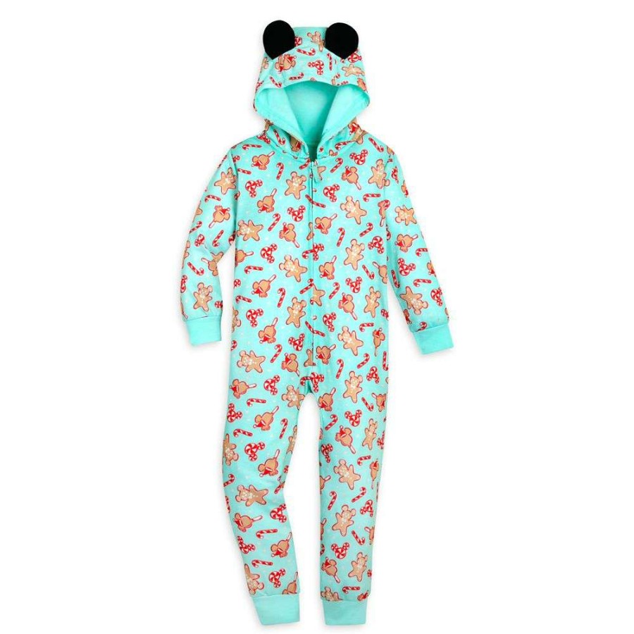 Apparel * | Disney Onesie Pajamas For Kids Mickey Holiday Treats Sells Cheap