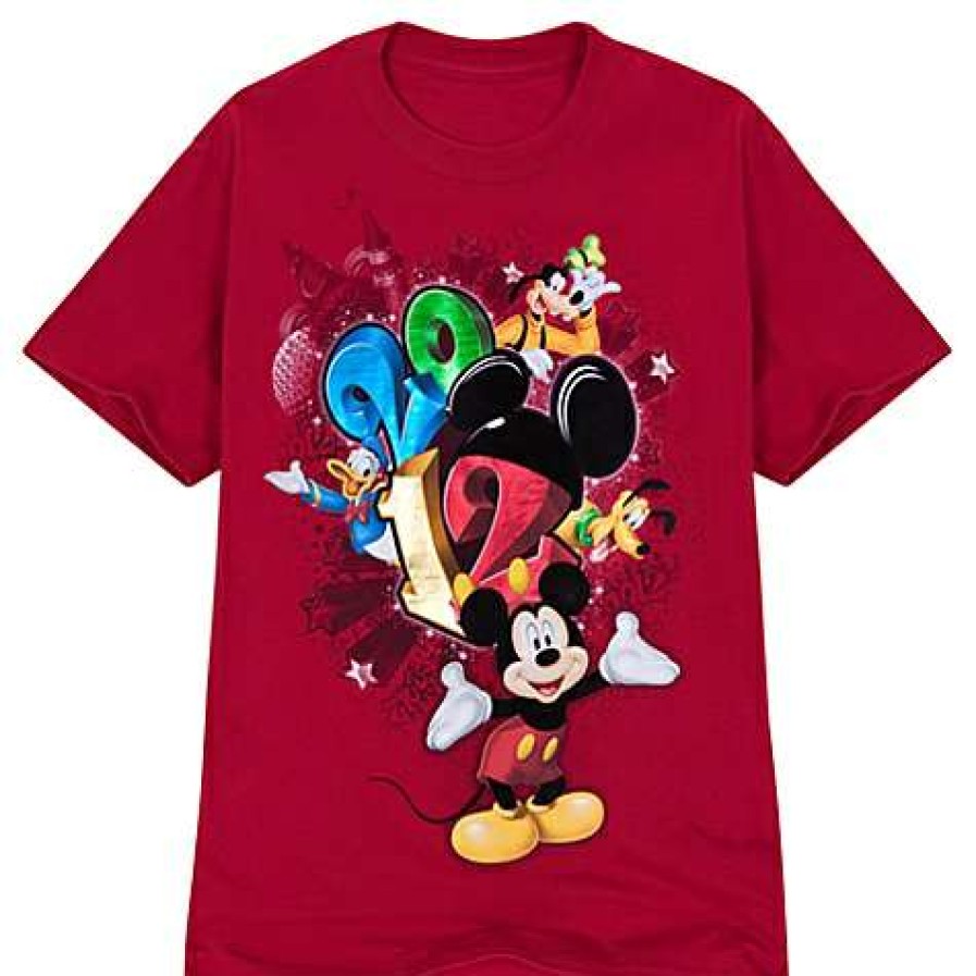 Apparel * | Disney Adult Shirt 2012 Walt Disney World Red Tee Best Guaranteed