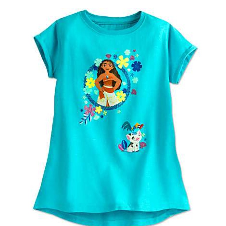 Apparel * | Disney Child Shirt Moana Fashion Tee For Girls Online Discount