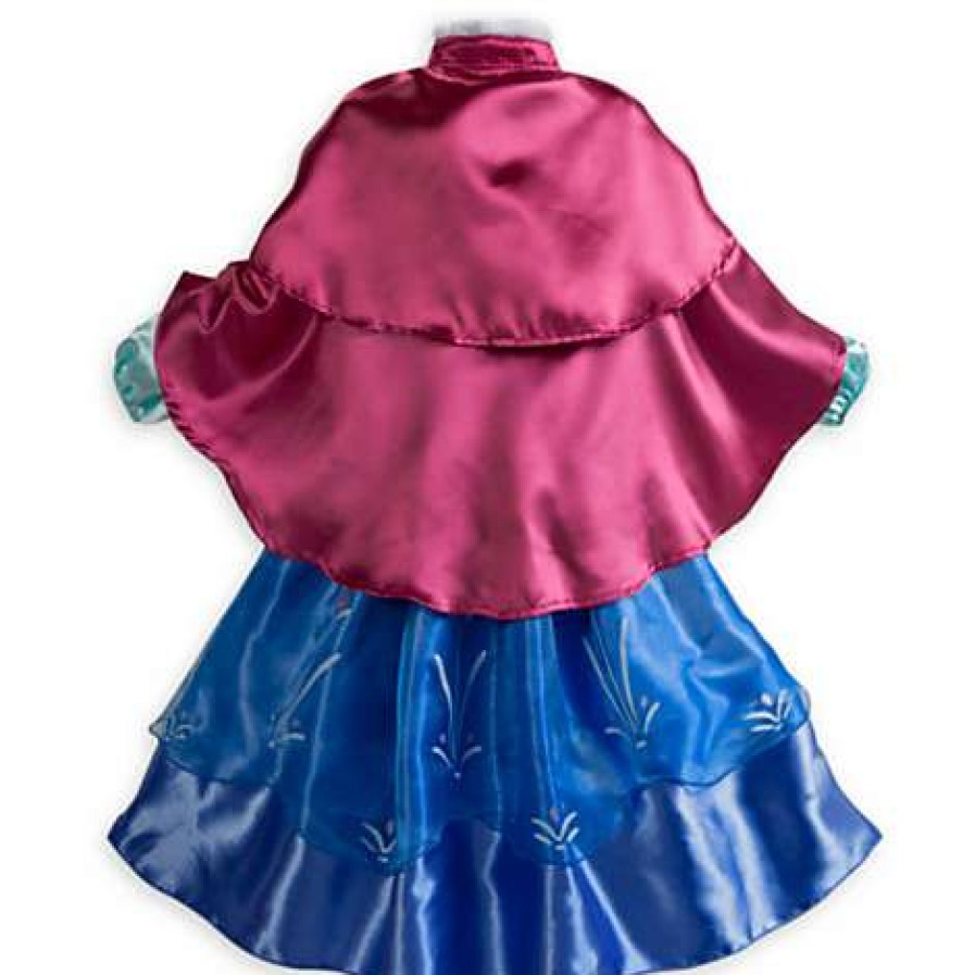 Apparel * | Disney Girls Costume Frozen Anna Dress With Cape Online