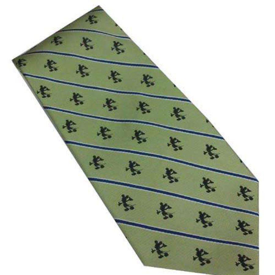 Apparel * | Disney Silk Tie Mickey Mouse Silhouettes Green With Stripes Special Offers