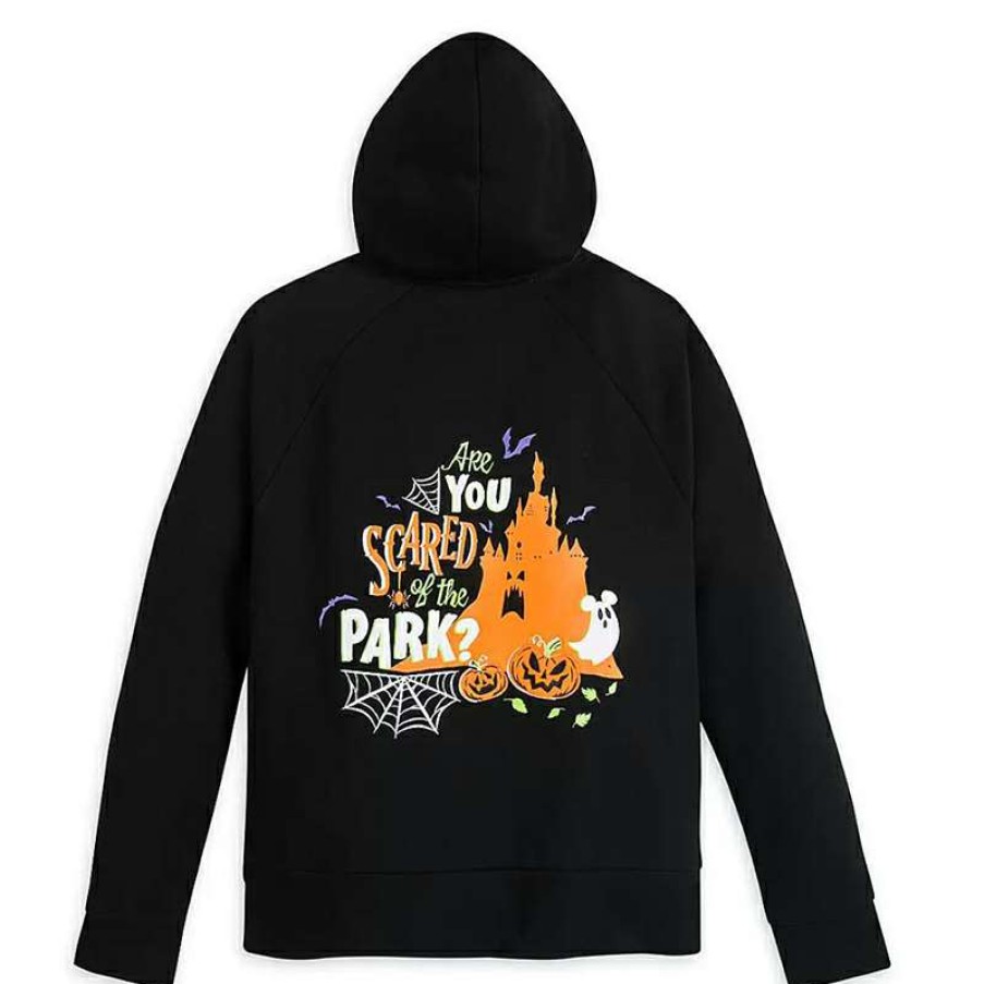 Apparel * | Disney Adult Hoodie Are You Scared Of The Park? Special Offers