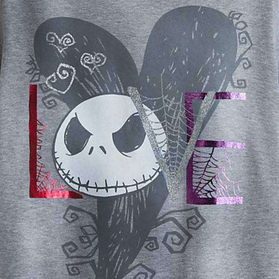 Apparel * | Disney Womens Shirt Jack Skellington Love Excellent