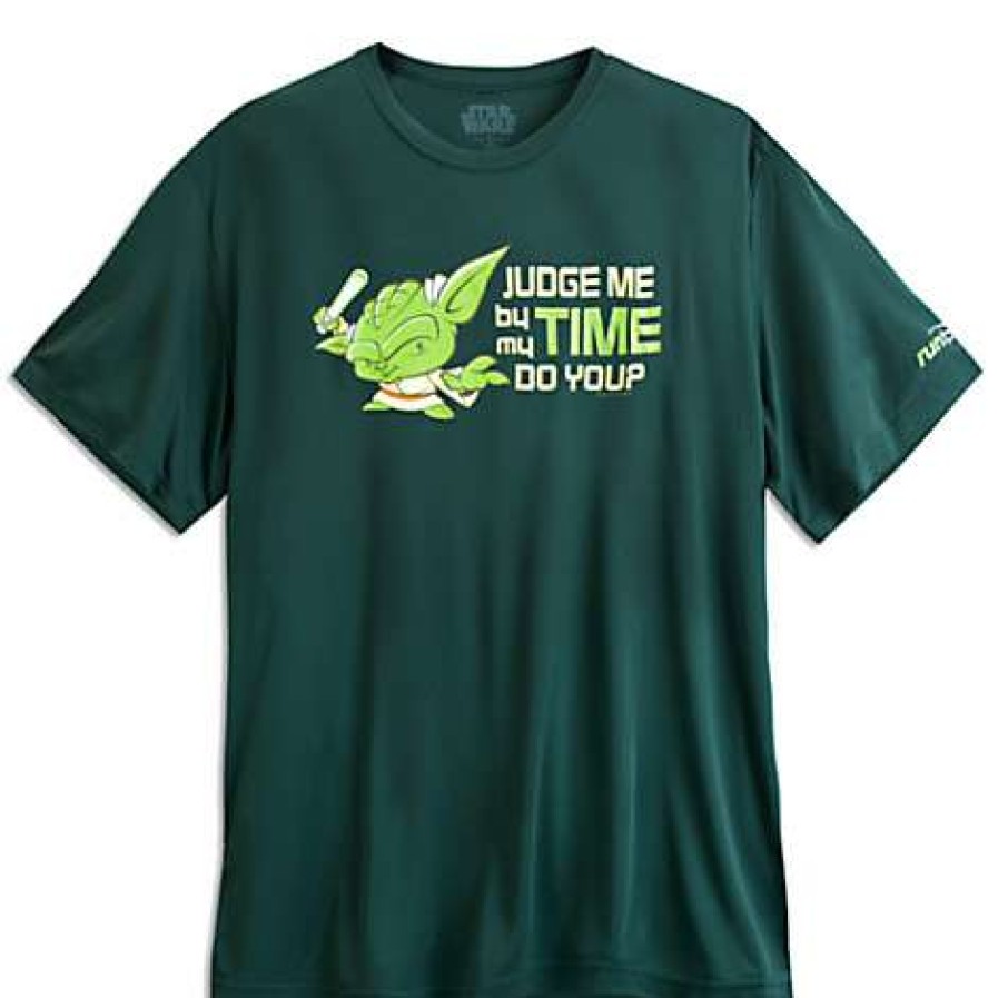 Apparel * | Disney Adult Shirt Rundisney Tech Tee Yoda New