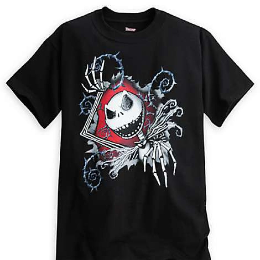 Apparel * | Disney Child Shirt Jack Skellington Puffy Ink Shop New