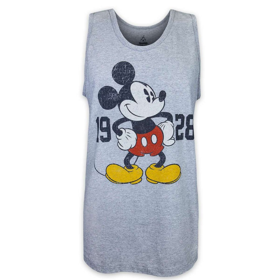 Apparel * | Disney Adult Tank Top Timeless Mickey Mouse 1928 New