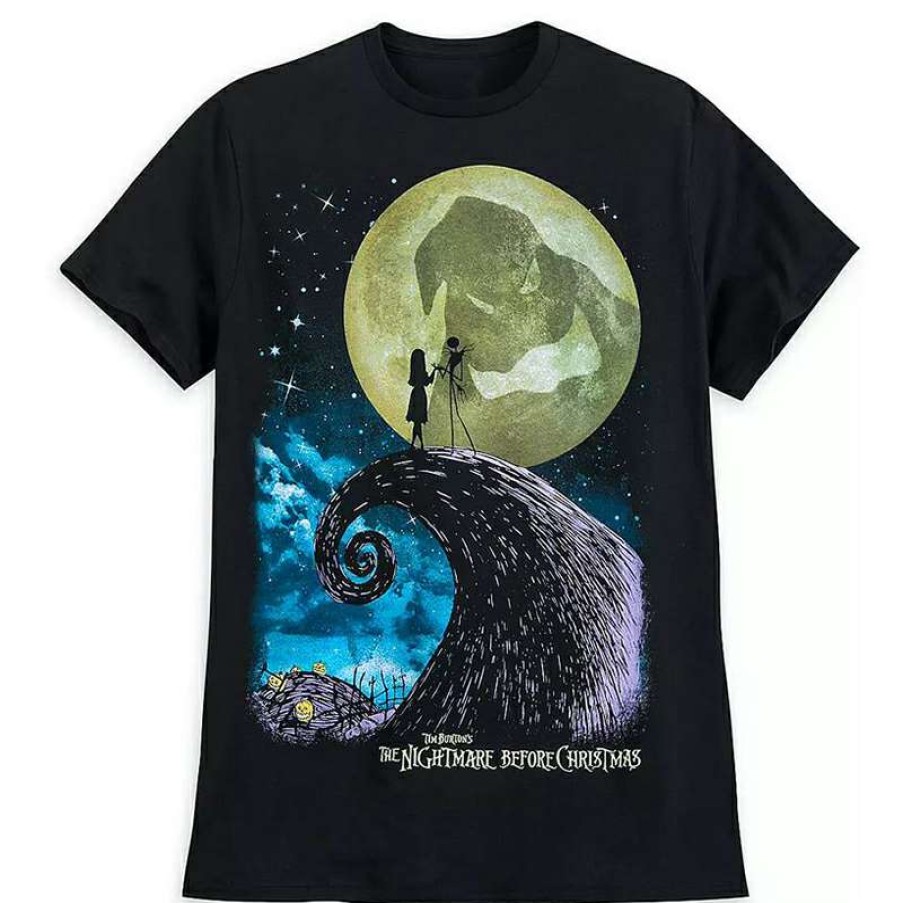 Apparel * | Disney Men'S Shirt The Nightmare Before Christmas Jack And Sally Crazy Deals