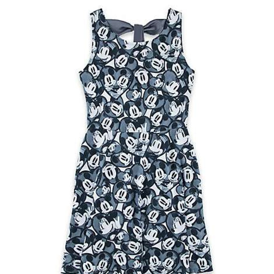 Apparel * | Disney Boutique Women'S Dress Mickey And Minnie Mouse Hearts Good Quality