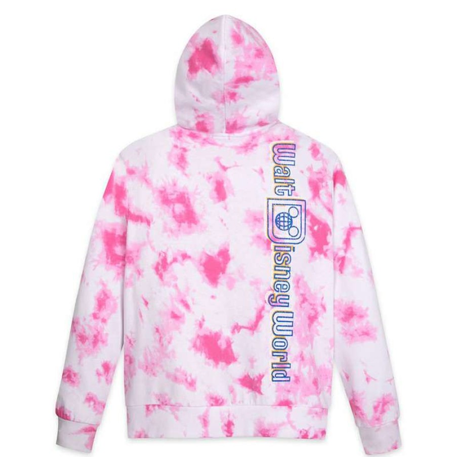 Apparel * | Disney Adult Pullover Hoodie Walt Disney World Tie Dye Minnie Mouse Sale Online