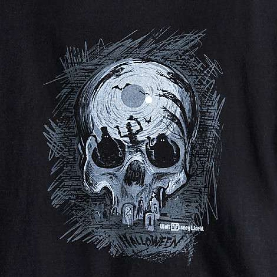 Apparel * | Disney Adult Shirt Hitchhiking Ghosts Halloween 2015 100% Guarantee