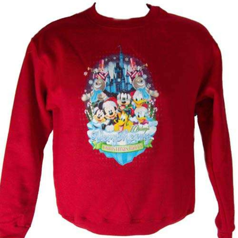 Apparel * | Disney Child Sweatshirt Mickey'S Very Merry Christmas Party 2011 Special Offers