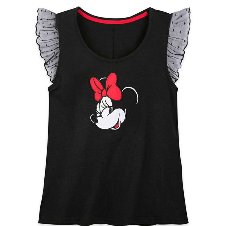 Apparel * | Disney Women'S Wing Sleeve Tank Top Minnie Mouse Sale Online