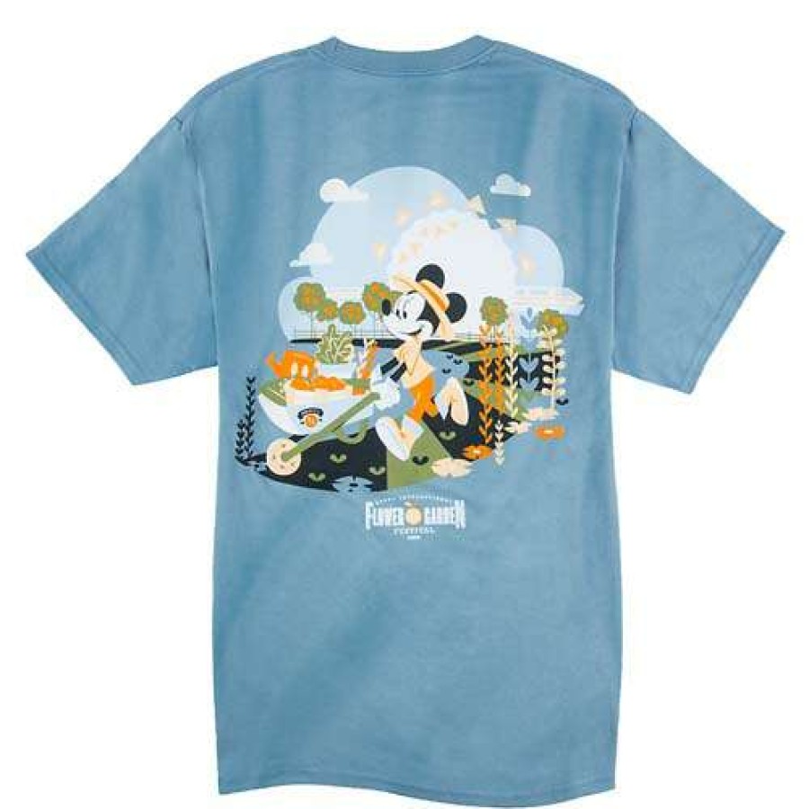 Apparel * | Disney Adult Shirt Flower And Garden Festival Mickey Free Delivery