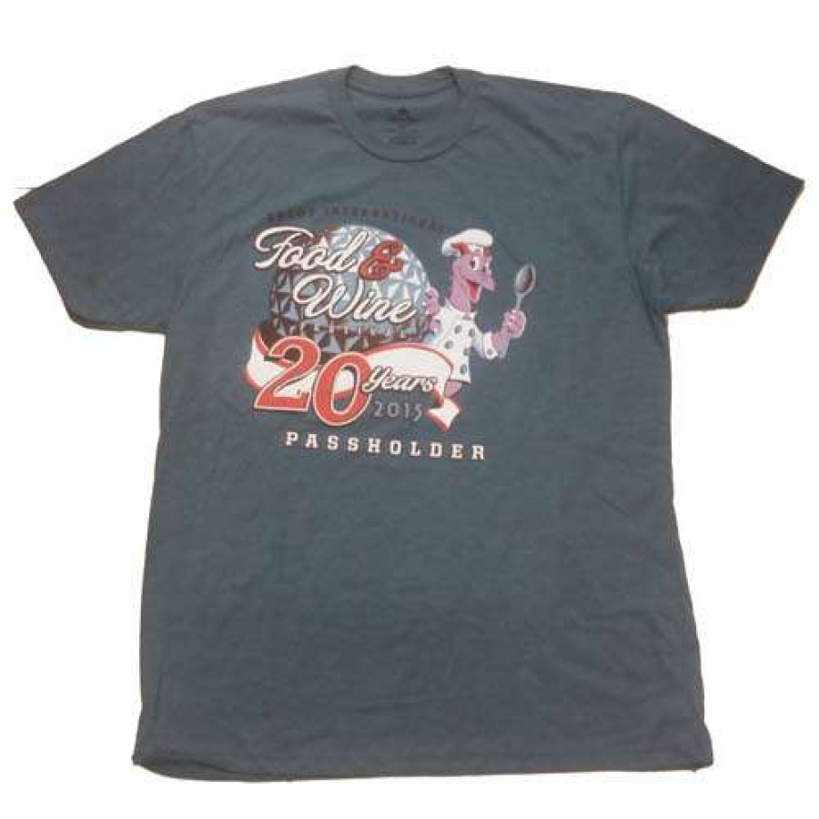 Apparel * | Disney Adult Shirt Food & Wine 2015 Passholder Exclusive Discount Store