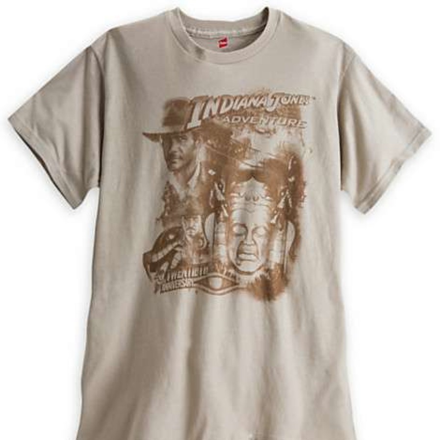 Apparel * | Disney Adult Shirt Indiana Jones Adventure 20Th Anniversary Sale Online