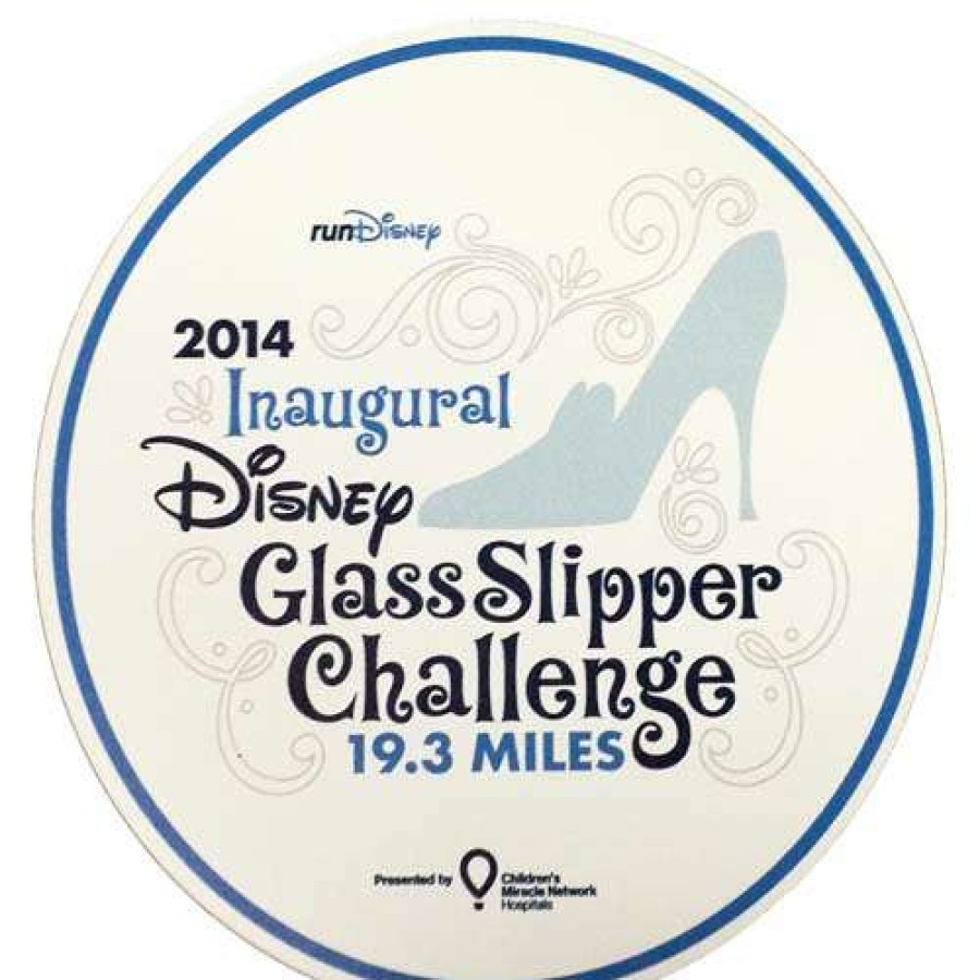 Apparel * | Disney Auto Magnet 2014 Inaugural Glass Slipper Challenge Logo Sale Online