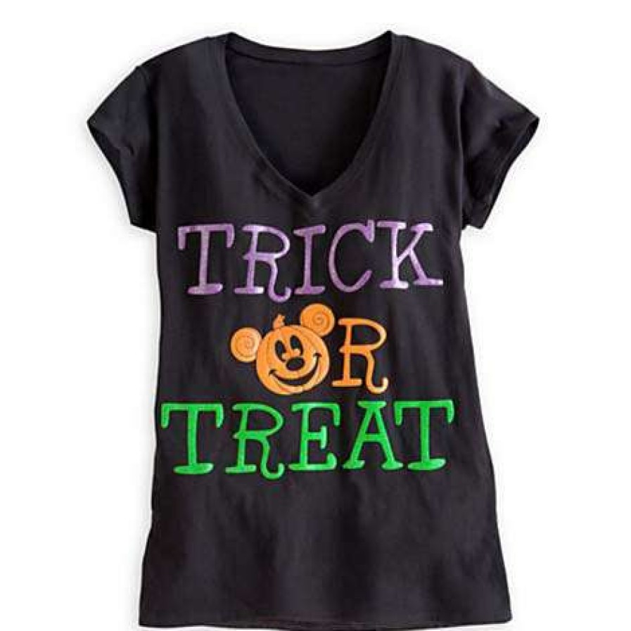 Apparel * | Disney Women'S Shirt Halloween Trick Or Treat New In